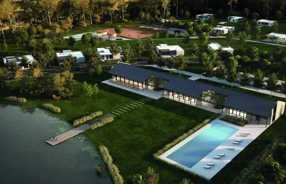 La Finca II, Funes — vista del barrio