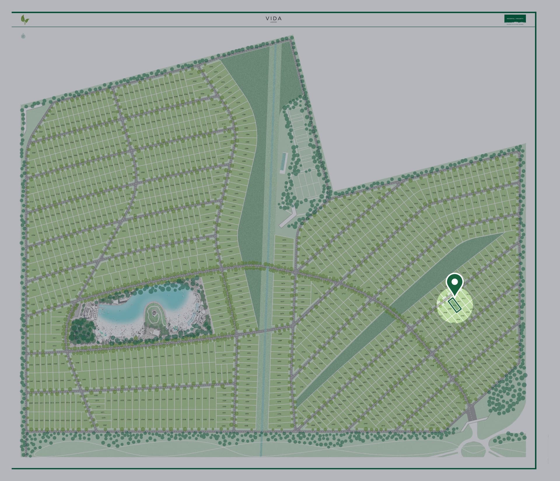 Lote 910 de 674 m² en venta en Vida Lagoon, Funes